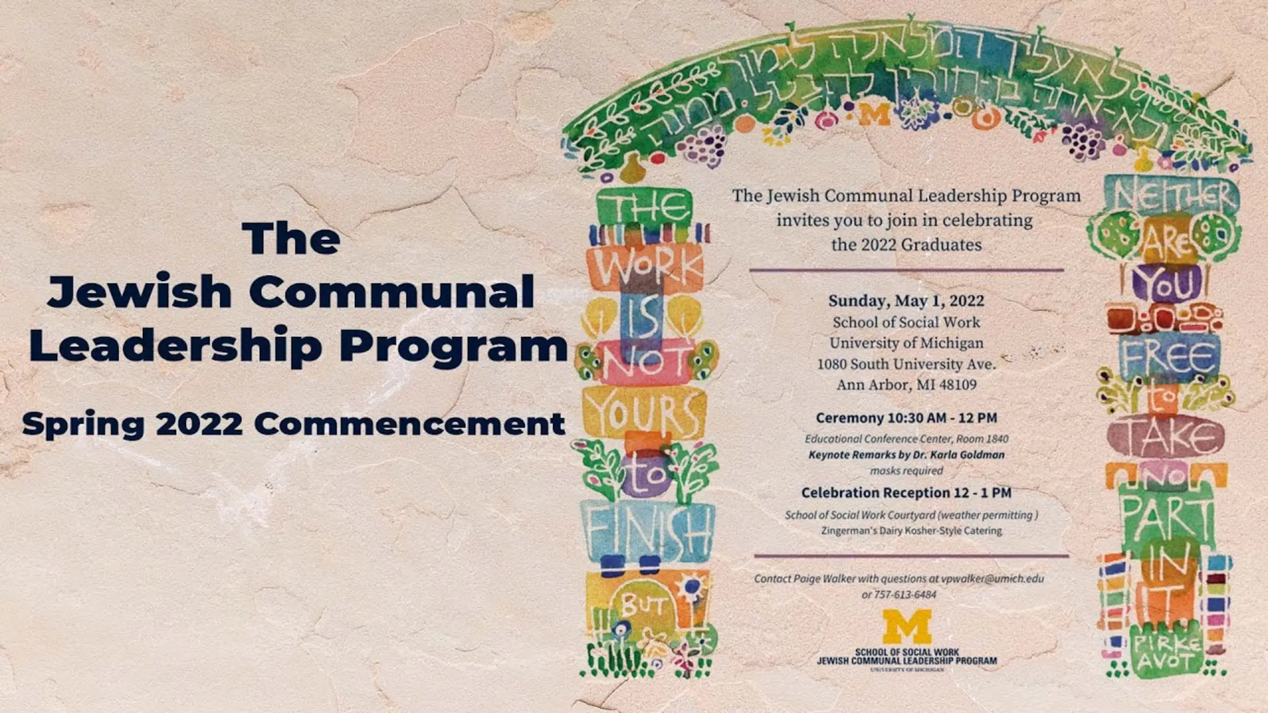 JCLP Spring 2022 Commencement