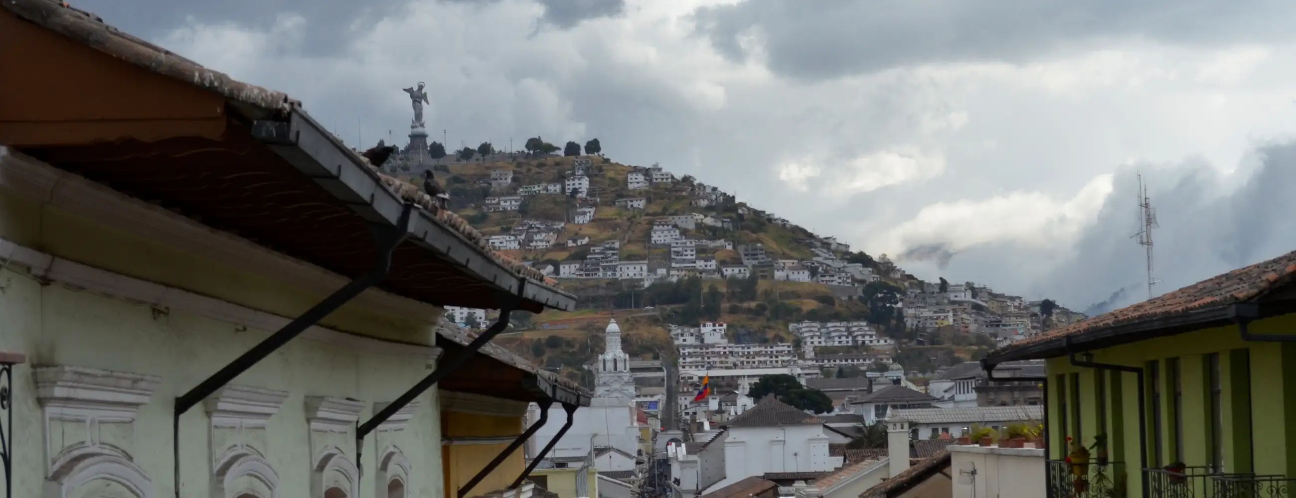 The city of Quito in Ecuador
