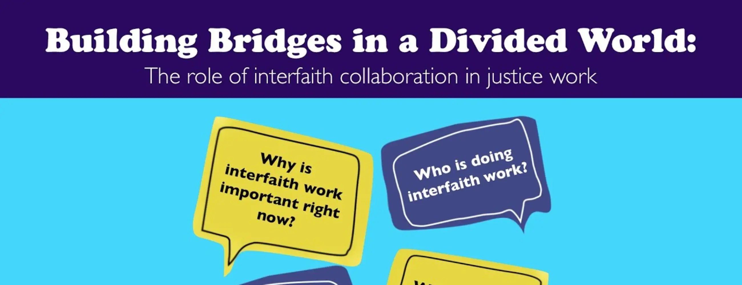 Building Bridges in a Divided World: The Role of Interfaith Collaboration in Justice Work | JCLP