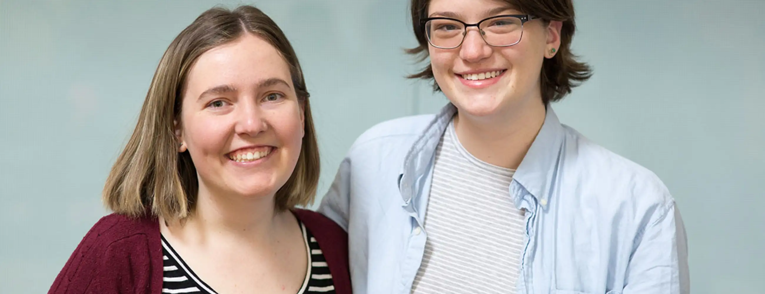 Lauren Schandevel (left) and Meaghan Wheat (right)