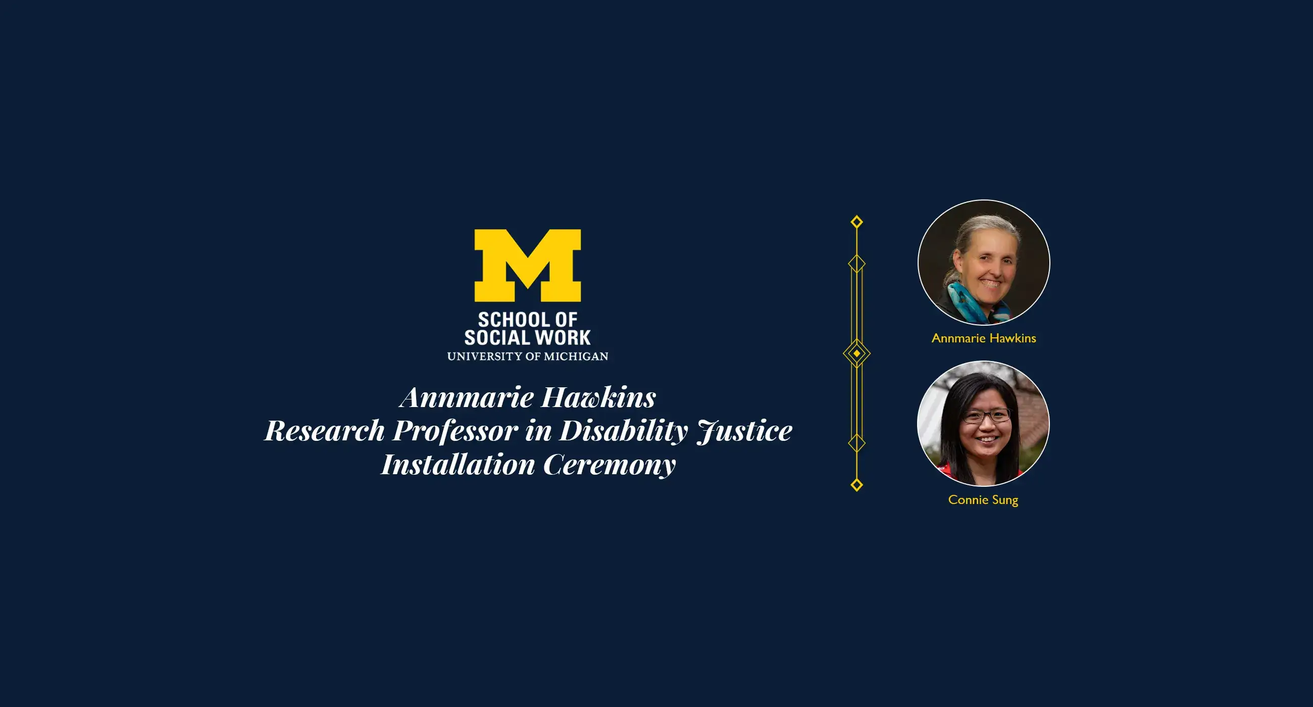 Annmarie Hawkins Research Professorship in Disability Justice Installation Celebration
