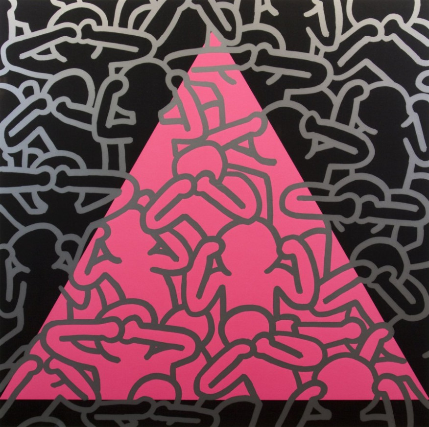 Silence = Death by Keith Haring