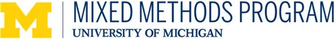 University of Michigan Mixed Methods Program