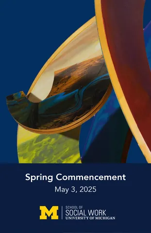 Spring 2025 Commencement Program Cover