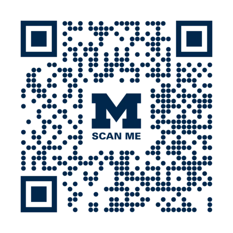 QR code directing to the Greg Harden Early Career Professorship Fund giving page.