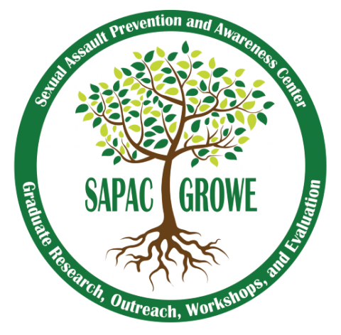 A tree in the middle with the words SAPAC and GROWE on either side 