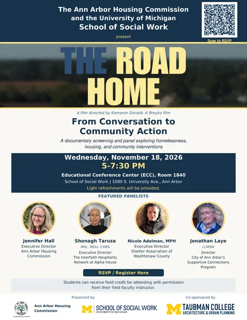 The Road Home Event Flier