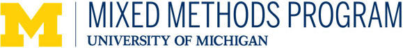 University of Michigan Mixed Methods Program