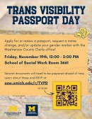 Trans Visibility Passport Day