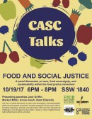 CASC Talk : Food and Social Justice