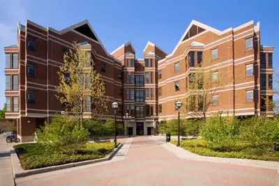 School of Social Work building from street level